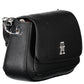 Elegant Black Shoulder Bag with Logo Clasp