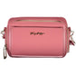 Chic Pink Shoulder Bag with Contrasting Accents
