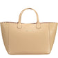 Elegant Pink Shoulder Bag with Snap Closure