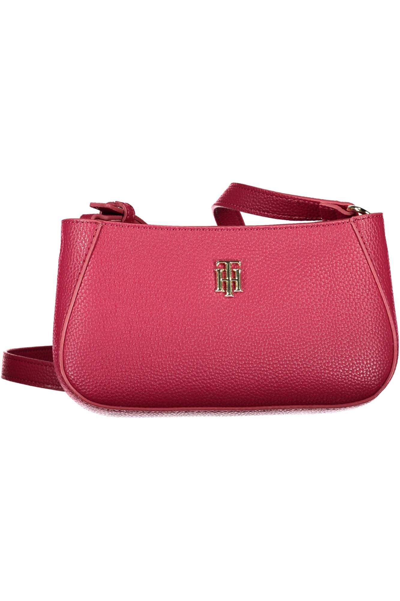 Chic Red Adjustable Shoulder Bag