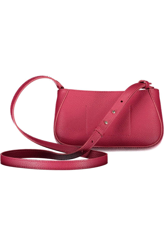 Chic Red Adjustable Shoulder Bag