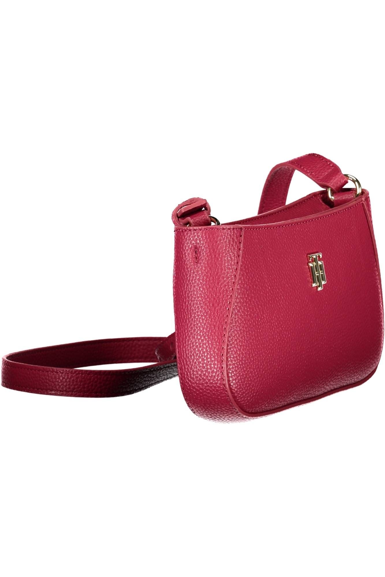 Chic Red Adjustable Shoulder Bag