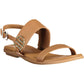Chic Ankle Strap Leather Sandals