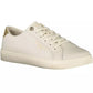 Chic Beige Lace-Up Sporty Sneakers