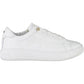 Chic White Lace-Up Sneakers
