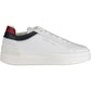Chic White Sneakers with Contrast Details