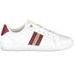 Eco Chic White Lace-Up Sneakers