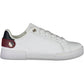 Eco-Chic White Lace-Up Sneakers