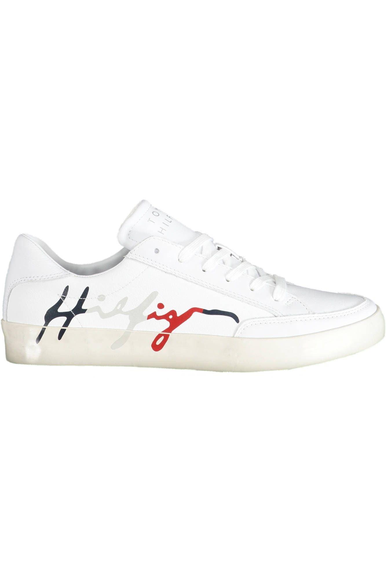 Chic White Lace-Up Sports Sneakers