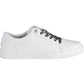Sleek White Sports Sneakers with Contrast Detail