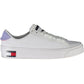 Eco-Conscious White Sneakers with Logo Accents