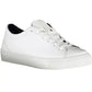 Chic White Lace-Up Sneakers with Logo Detail