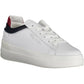 Chic White Sneakers with Contrast Details