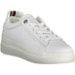 Eco-Elite White Sneakers with Signature Logo