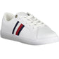 Eco-Chic White Sneaker with Logo Detail