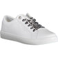 Sleek White Sports Sneakers with Contrast Detail