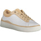 Chic Contrasting Lace-Up Sneakers