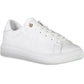 Chic White Lace-Up Sneakers