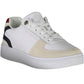 Chic White Lace-Up Sporty Sneakers