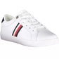Eco-Conscious White Sneakers with Logo Accent
