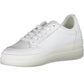 Chic White Lace-Up Sport Sneakers