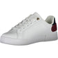 Eco-Chic White Lace-Up Sneakers