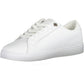 Eco-Chic White Sneaker with Logo Detail