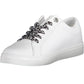 Sleek White Sports Sneakers with Contrast Detail