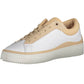 Chic Contrasting Lace-Up Sneakers