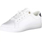 Eco-Conscious White Sneakers with Logo Accent