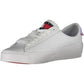 Eco-Conscious White Sneakers with Logo Accents