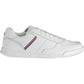 Sporty Lace-Up Sneakers with Contrasting Logo