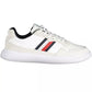 Sleek White Sneakers with Contrasting Accents