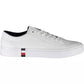 Eco-Chic White Sneakers with Contrasting Accents