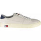 Eco-Conscious White Sneakers with Logo Detail