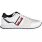 Eco-Conscious White Sneakers with Logo Detail
