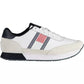 Sleek White Sneakers with Contrasting Details