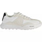 Eco-Conscious White Sneakers with Logo Detail