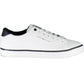 Eco-conscious White Sneakers with Logo Detail