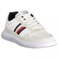 Sleek White Sneakers with Contrasting Accents
