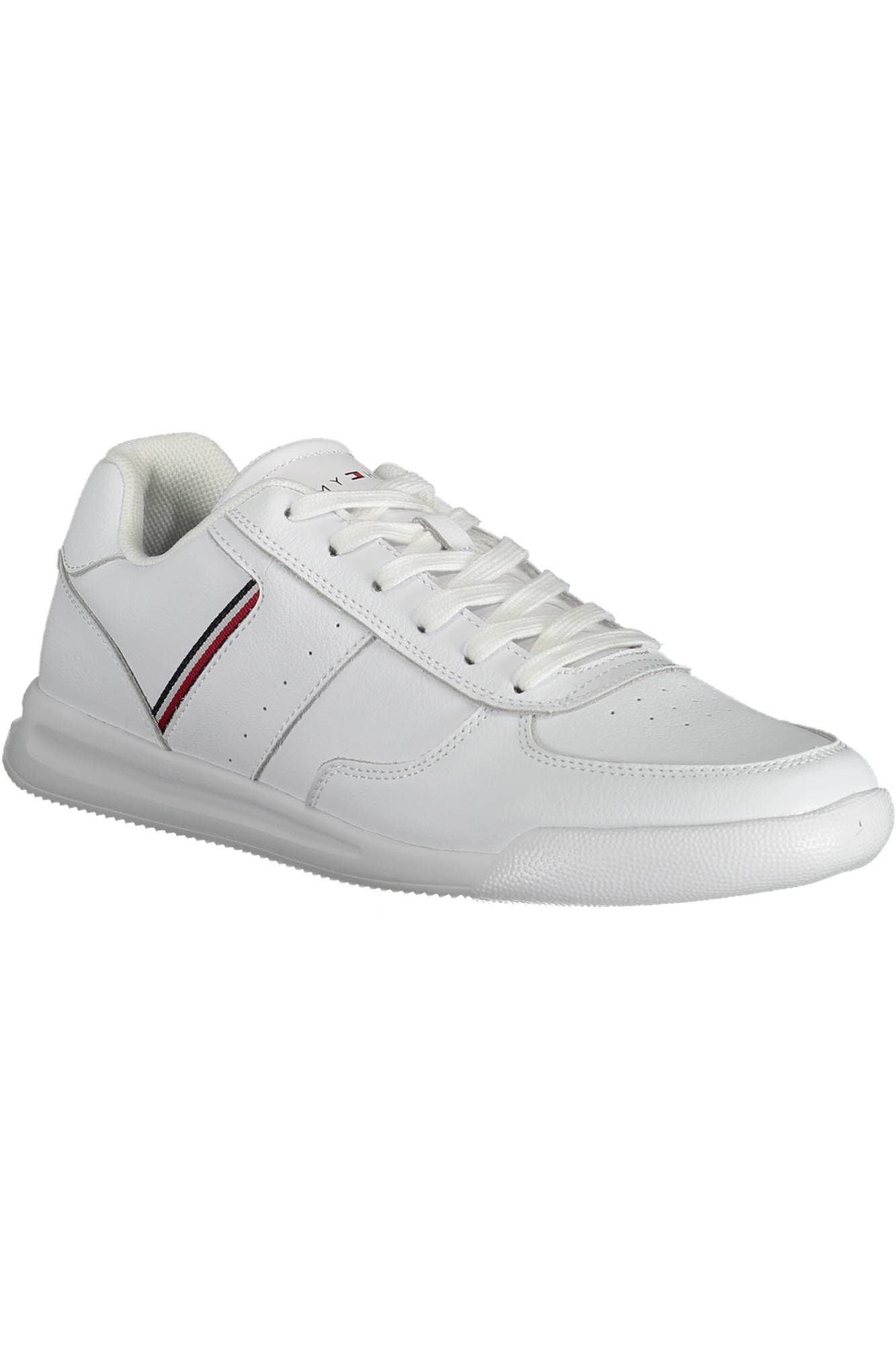 Sporty Lace-Up Sneakers with Contrasting Logo