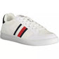 Eco-Conscious White Sneakers with Logo Accent