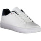 Eco-Friendly White Sneakers with Logo Detail