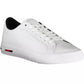 Sleek White Sneakers with Contrasting Accents