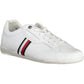 Eco-Conscious White Sneakers with Logo Detail