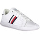 Sleek White Sneakers with Contrasting Accents