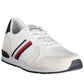 White Polyester Sneaker