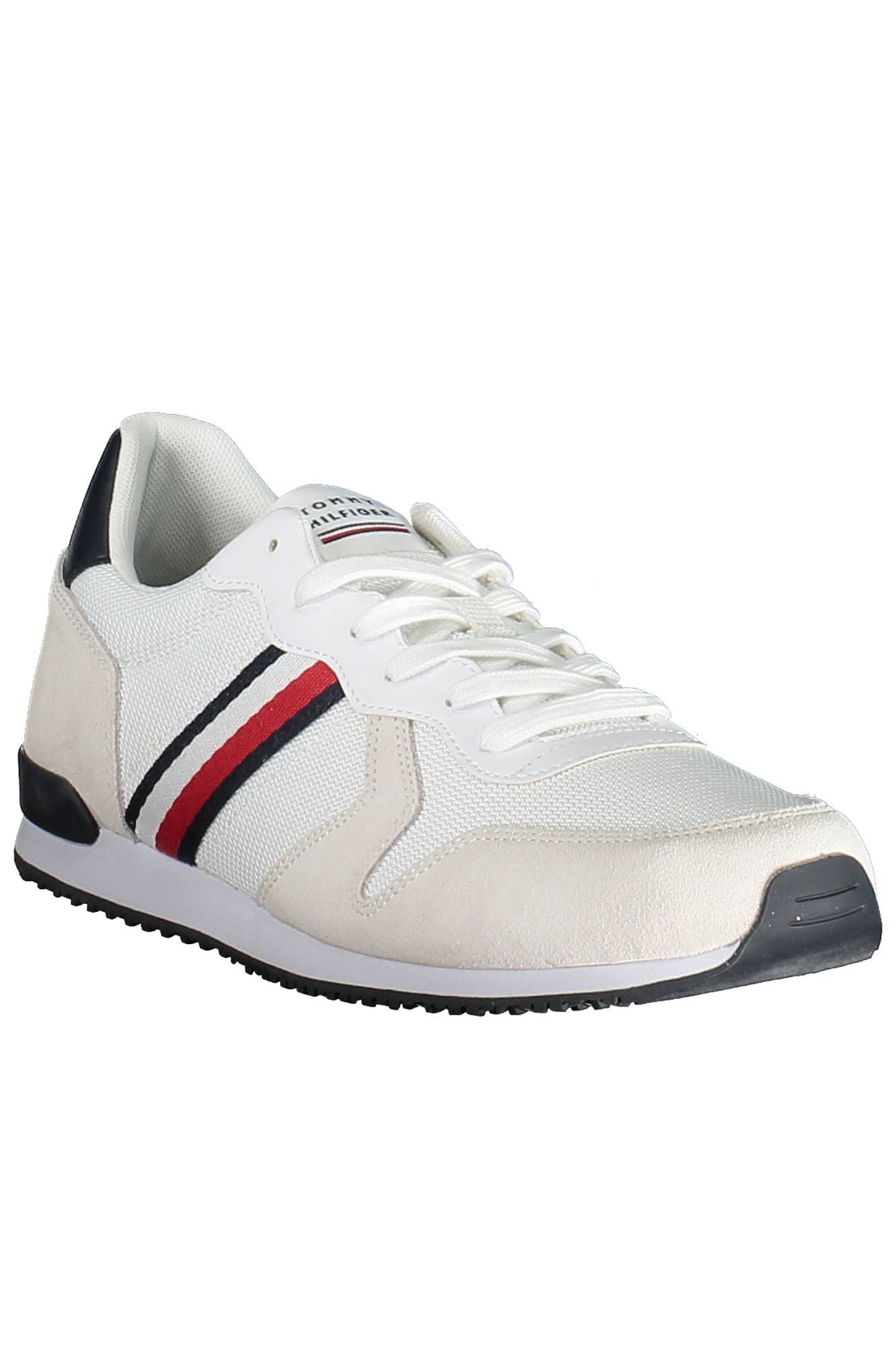 White Polyester Sneaker