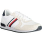 Tommy Hilfiger Chic White Lace-Up Sneakers