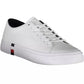 Eco-Chic White Sneakers with Contrasting Accents